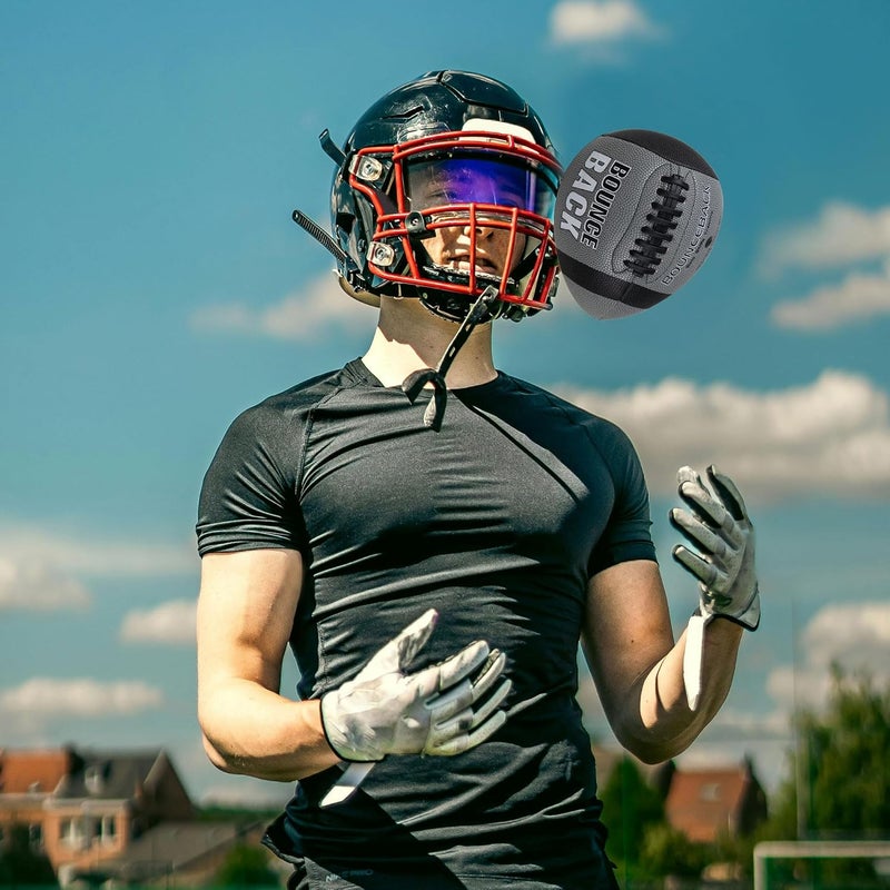 BOUNCEBACK Soft Leather Training Football, Youth Size & Official Size, Fatherless PU PassCatch Solo Enhancing Passing Catching(with Pump) - Image 4